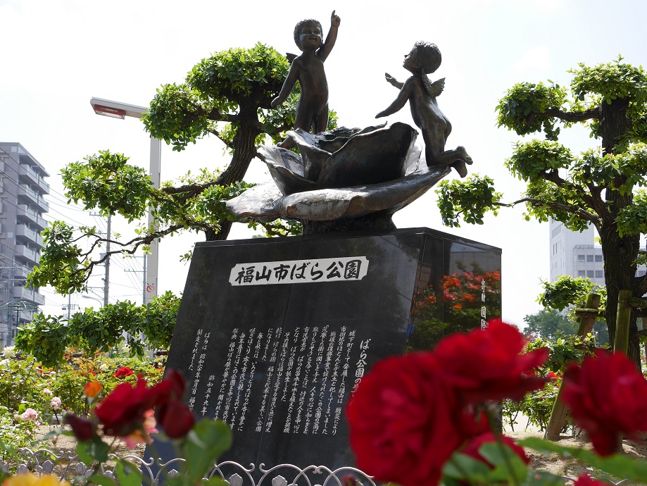 福山市ばら公園 市内各地に花開く １００万本のバラの街 広島県福山市 ローズフェスタ 五感で楽しむ薔薇の広場